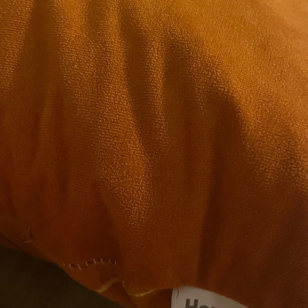 2 Homey Cozy Fall Pumpkin Jack-o-Lantern‎ Embroidered Pillow Home Decor 18x18